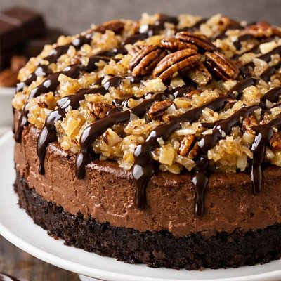 German Chocolate Cheesecake 