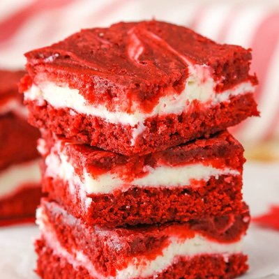 Red Velvet Cheesecake Bars