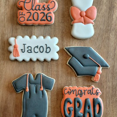 GRAD Cookies Full Size ($48/dozen, 2 Dozen Minimum)