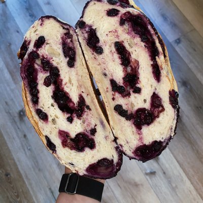 Blueberry Lemon Sourdough Loaf