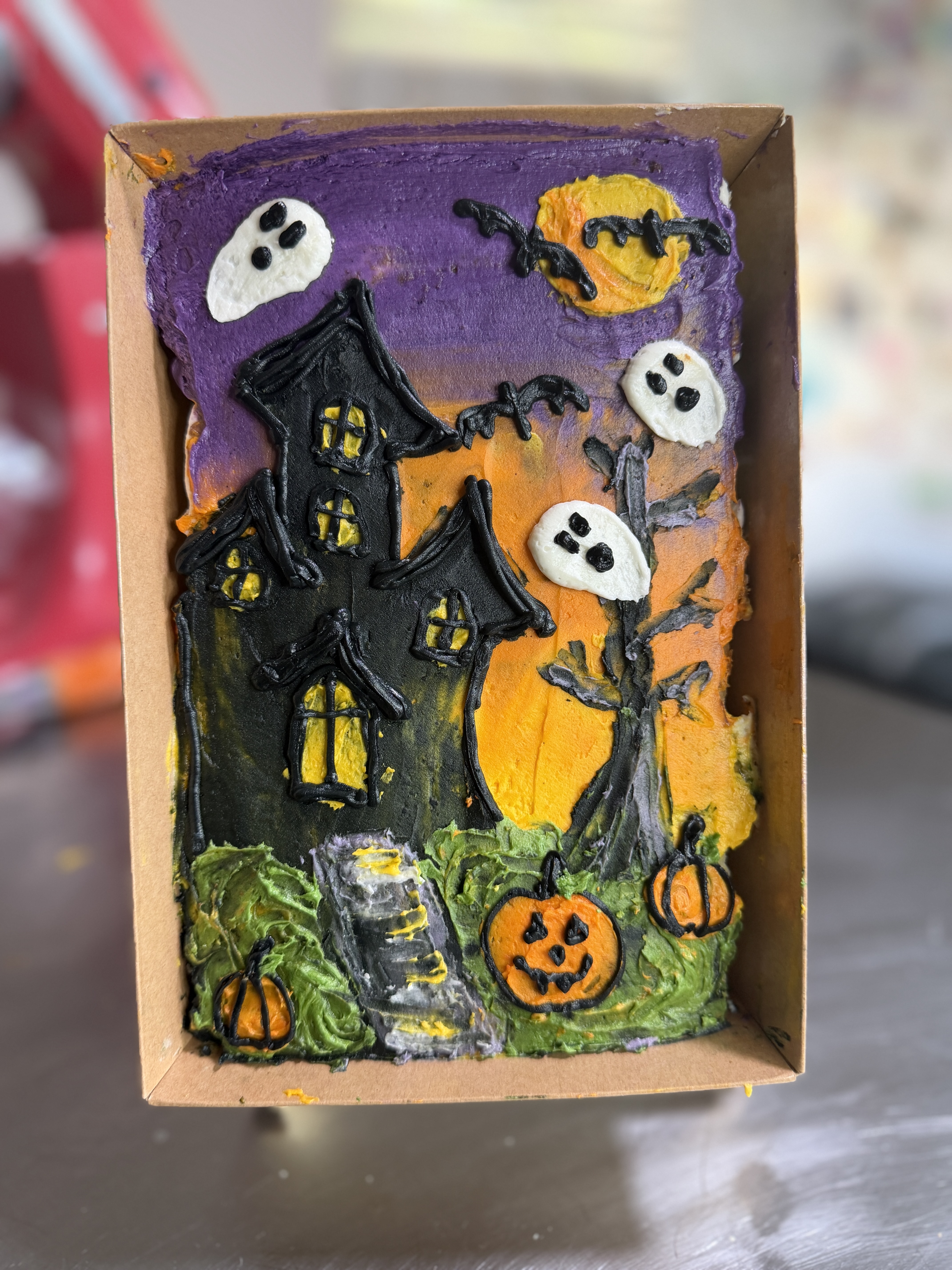 Kids Halloween Cake Class
