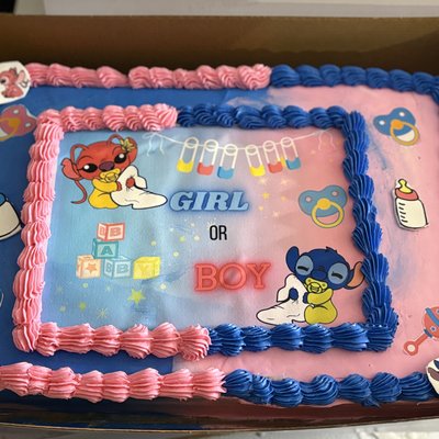 Half (1/2) Sheet Cake 