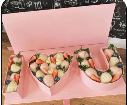 I Love You Strawberry Boxes 
