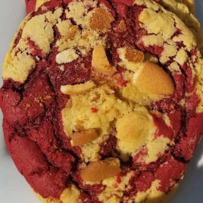 Red Velvet Banana Cookie