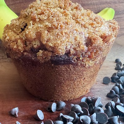 Banana Chocolate Chip Banana Muffin 