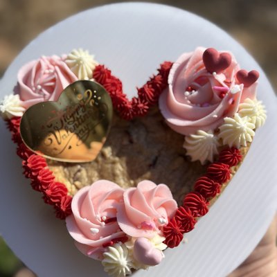 Valentines Cake 6in Circle Or Heart