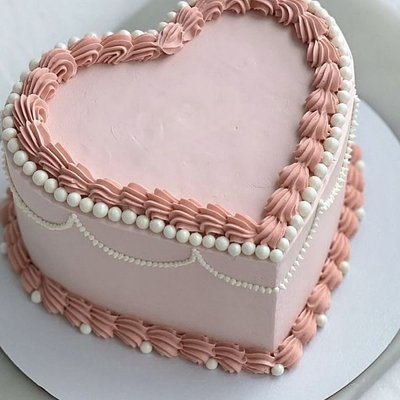 Heart Shaped Cake  Chose Your Flavor 