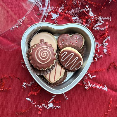 Valentines Mini Chocolates Box (sugar Cookies)