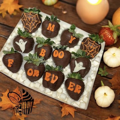 Halloween Chocolate Strawberries 