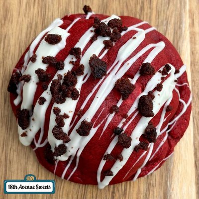 Red Velvet Brownie Stuffed Cookies (per dozen)