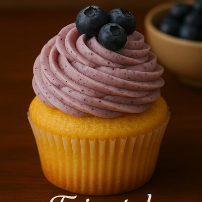 Lemon Blueberry Cupcake 