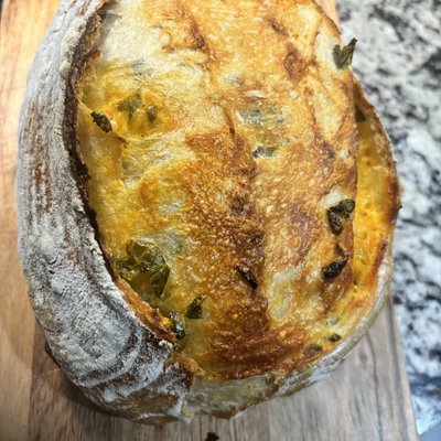 Jalapeño Cheddar Sourdough