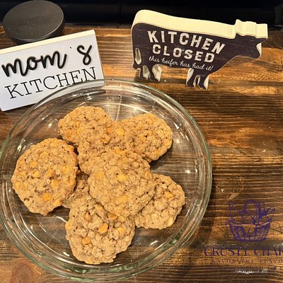 Sourdough Butterscotch Oatmeal Cookies 
