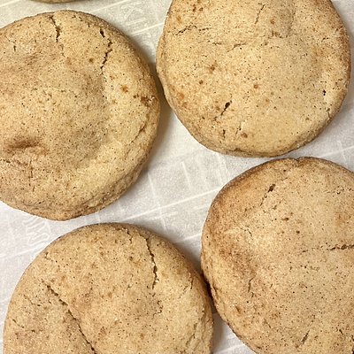 Caramel Apple Snickerdoodle Cookies
