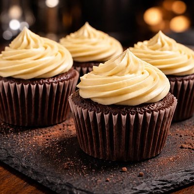 Chocolate Cupcake With Buttercream Frosting (24)