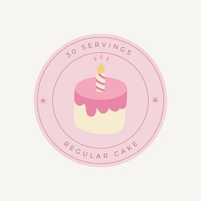 30 Servings Cake