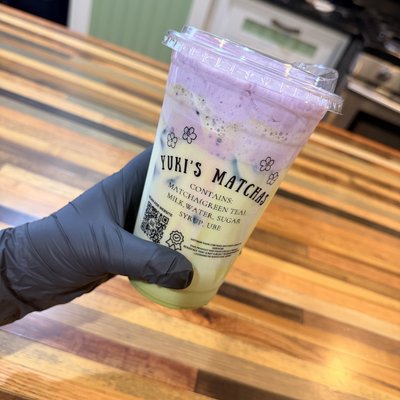 Ube 20oz Iced Matcha Latte 🍠🍵