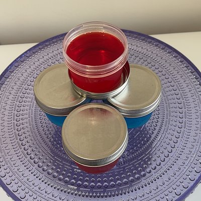 Large Jello-O Shots Infused