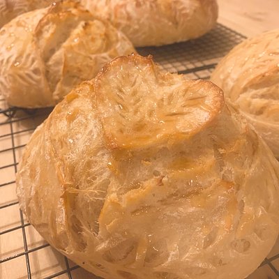 Mini Goat Cheese & Honey Sourdough Loaf
