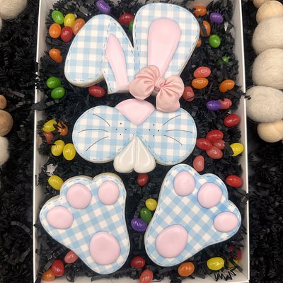 Plaid Bunny 4 Piece