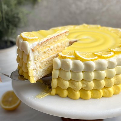 Lemon Sunshine 8" 2 Layer Cake