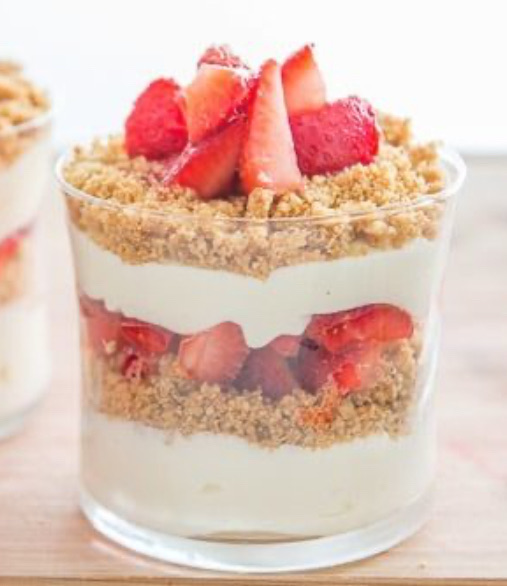 Strawberry Cheesekake Kup