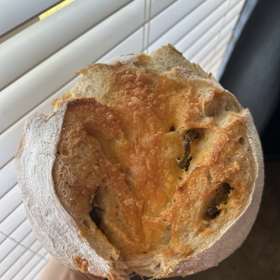Jalapeño Cheddar Sourdough Loaf 