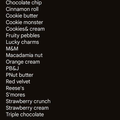 1/2 Dozen Mixed 4oz Cookies