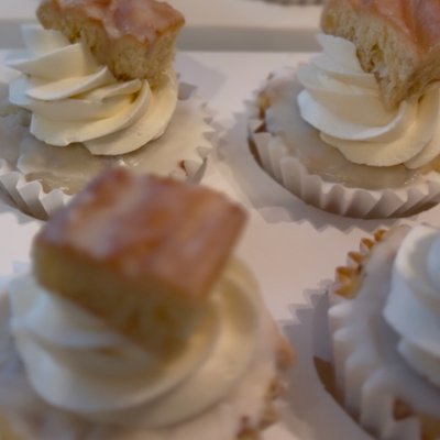 Honey Bun Cupcakes
