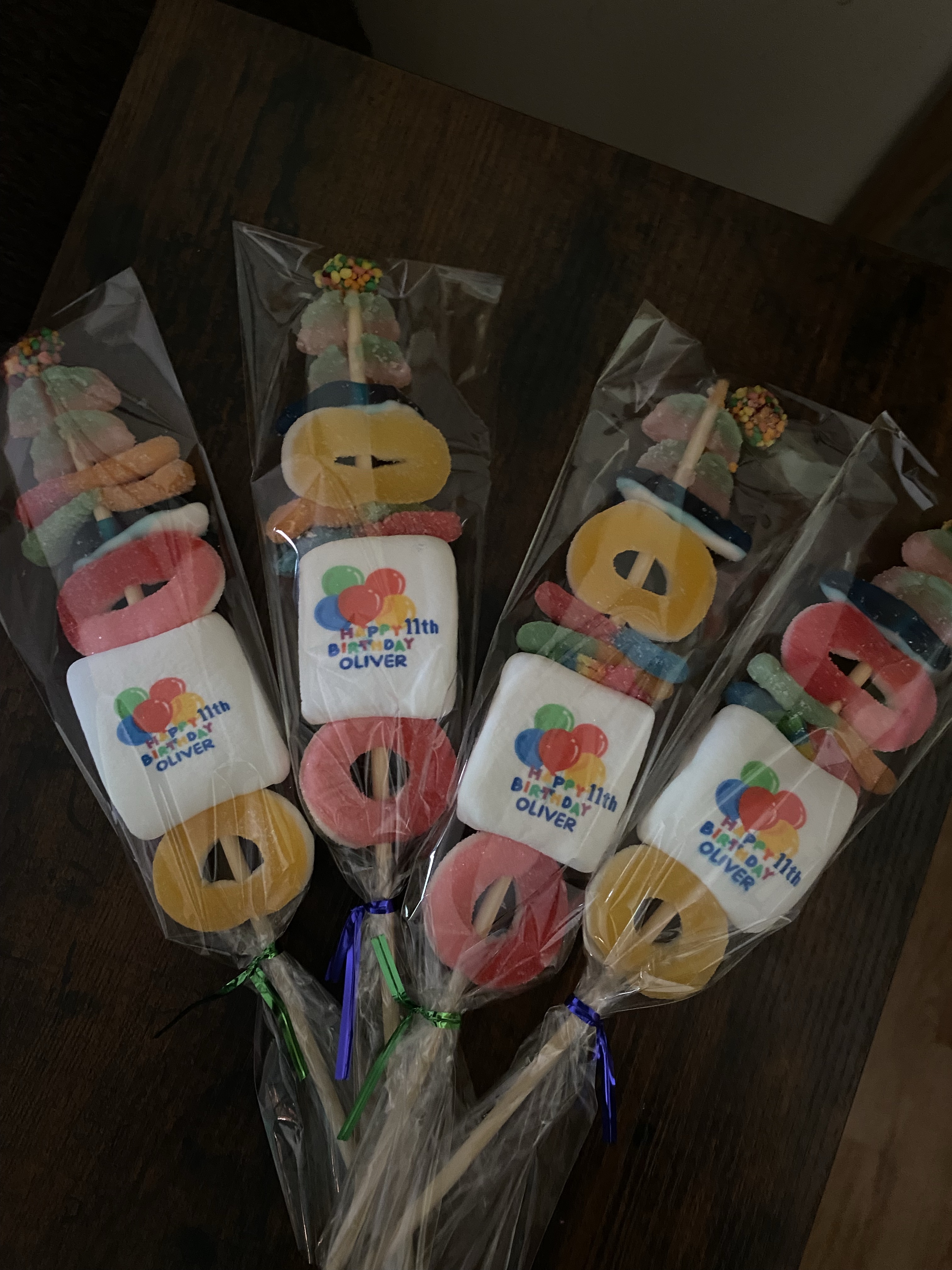 Personalized Marshmallow & Candy Kabob