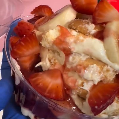 Strawberry Banana Pudding 