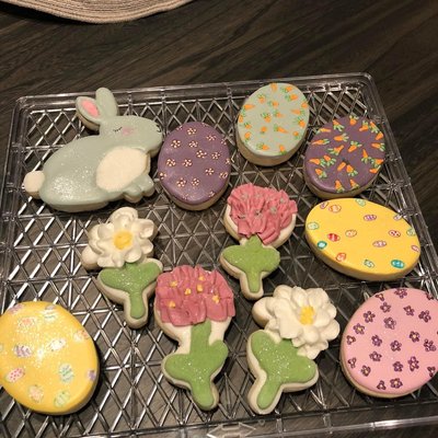 Decorated Easter Cookies