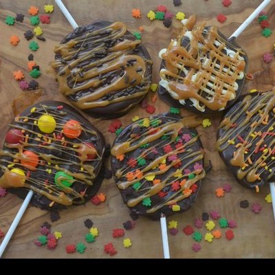 Gourmet Chocolate Dipped Apple Slices 