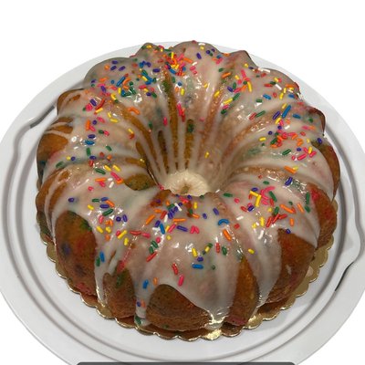 Confetti Vanilla Bundt Cake 