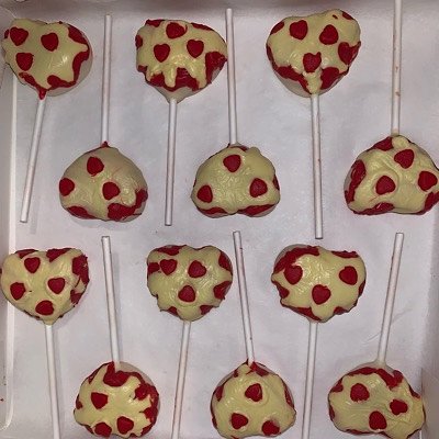 Pizza Theme Cake Pops 