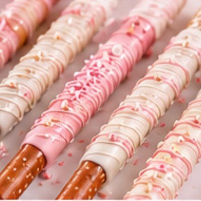 Dipped Pretzel Rods