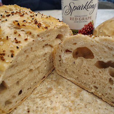 Everything Bagel Seasoning Artisan Bread 