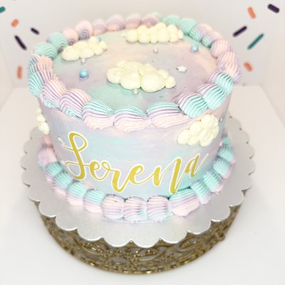 7” Round 2 Layer Cake Serves 14-16