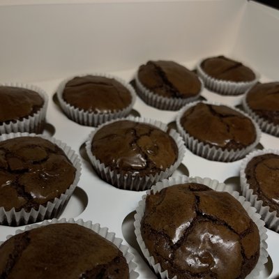 Fudge Brownie Cupcakes (Dozen