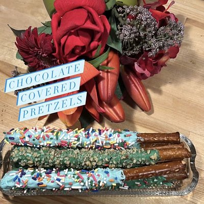 Chocolate covered Pretzels dozen