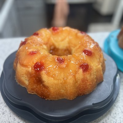 Pineapple Upside Down Pound Cake