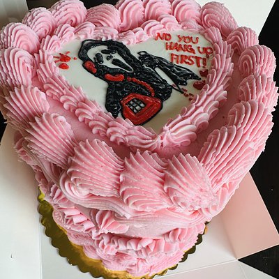6 Inch Heart Cake - Customizable 
