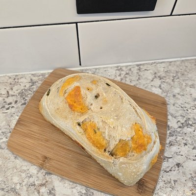 Cheddar Jalapeño Sourdough 