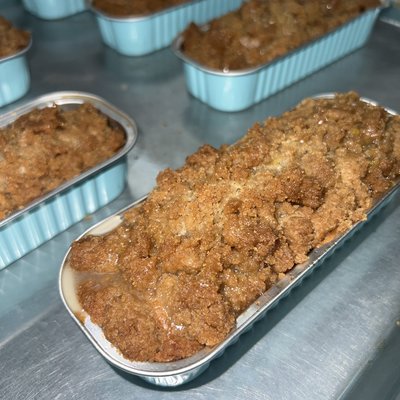 Zesty Blueberry Lemon Crumb Mini Cake 