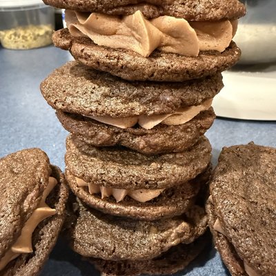 Double Fudge Chip Cookie Sandwiches 2 Pack 