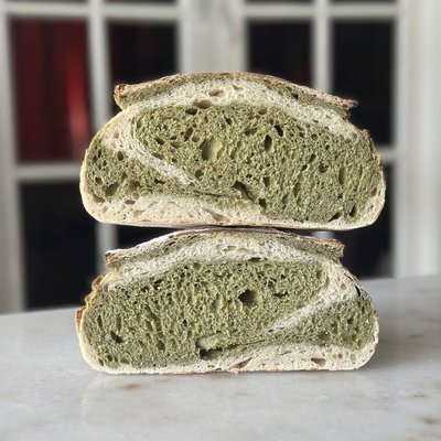 Matcha Sourdough Swirl