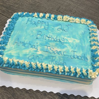 Sheet Birthday Cake