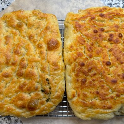 Organic Plain Focaccia - Small