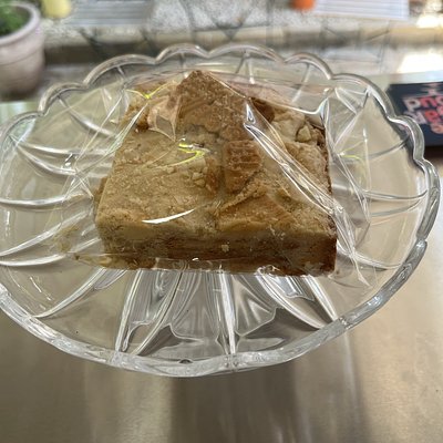 Custard Cream Blondie