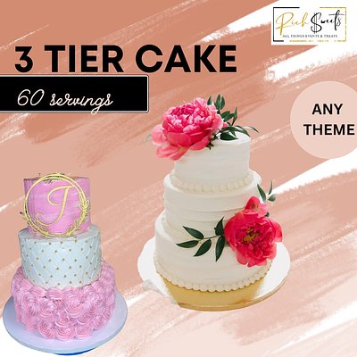 3 Tier Cakes Freestyled 